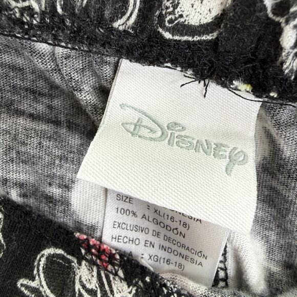 Disney Women's Minnie Mouse & Mickey Mouse Cropped Sleep Pants Size XL (14/16) - Picture 6 of 6